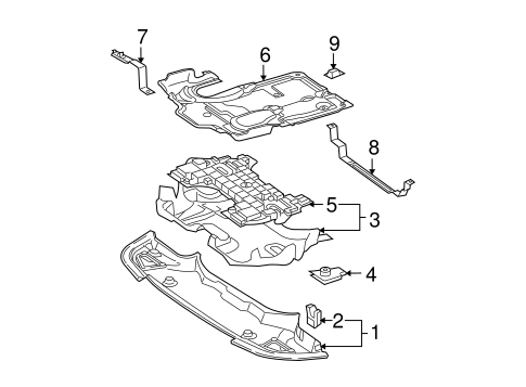 Splash Shields for 2006 Mercedes-Benz E 320 #0