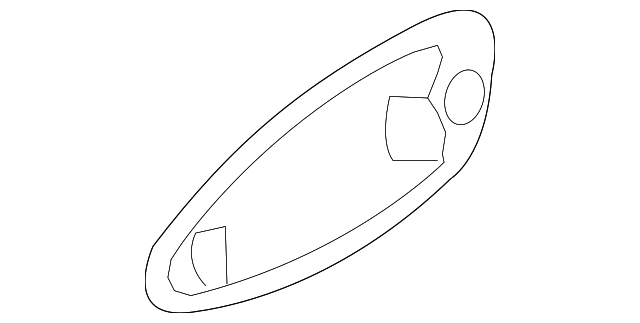 997-537-645-03 HANDLE BEZEL, LEFT