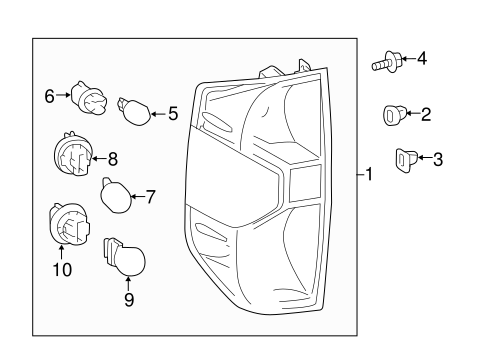 ELECTRICAL/BULBS - CHASSIS for 2014 Toyota Tundra #2
