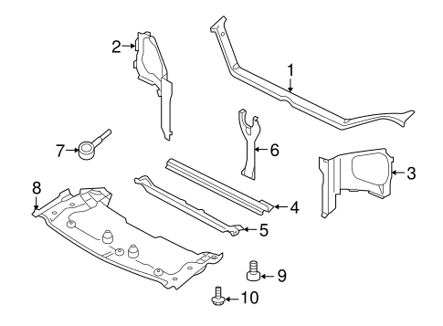 9-2X RADIATOR SUPPORT