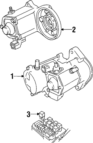 ELECTRICAL/STARTER for 1996 Toyota Supra #1