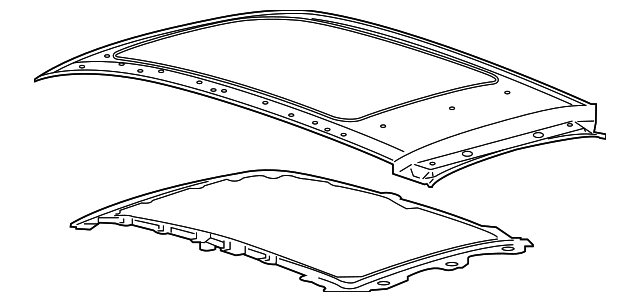 FA1Z-5850202-B Деталь ROOF PANEL