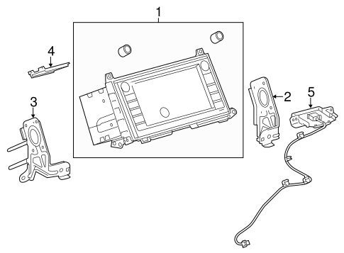 ELECTRICAL/NAVIGATION SYSTEM for 2015 Toyota Venza #1