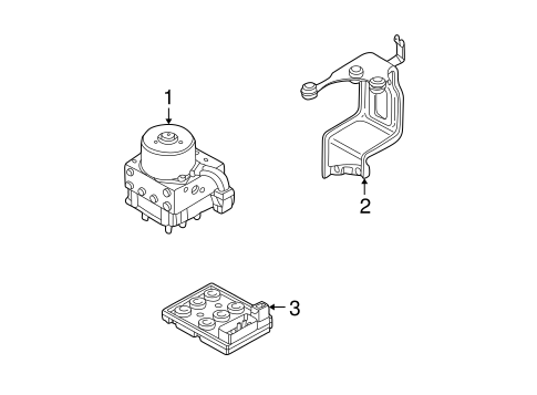 ABS Components for 2001 Audi TT #0