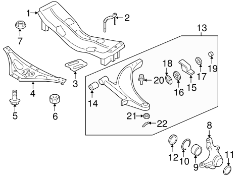 9-2X SUSPENSION COMPONENTS 2
