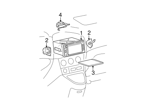 Vibe NAVIGATION SYSTEM COMPONENTS