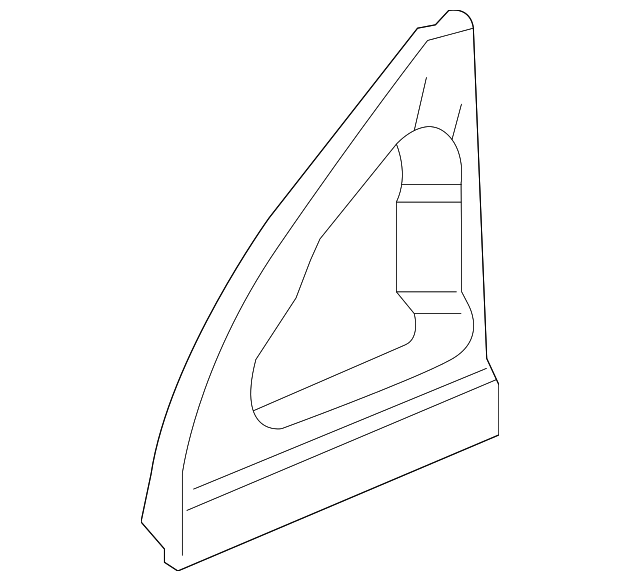 T2P1324 Деталь MIRROR INSULATION, LEFT