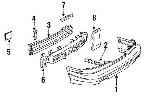 Lumina BUMPER & COMPONENTS - REAR 2
