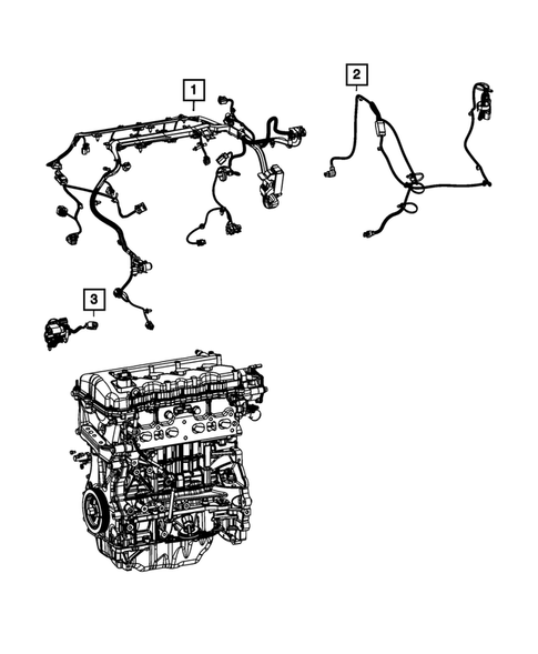 Wiring-Powertrain for 2013 Dodge Dart #2