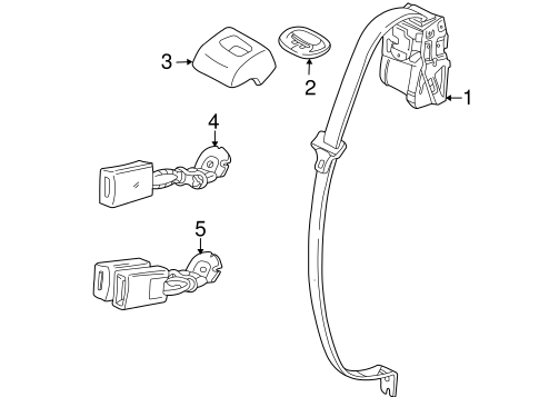 XJR REAR SEAT BELTS
