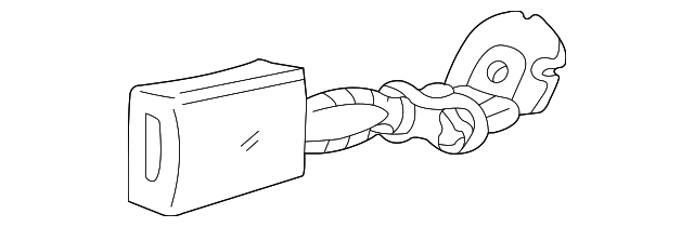 HNC7088ADAGD Деталь BUCKLE, RIGHT