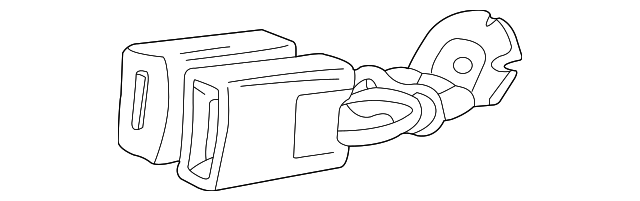 HNC7090ADAEK Деталь BUCKLE, RIGHT