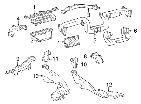 Ducts for 2018 Toyota Tundra #0