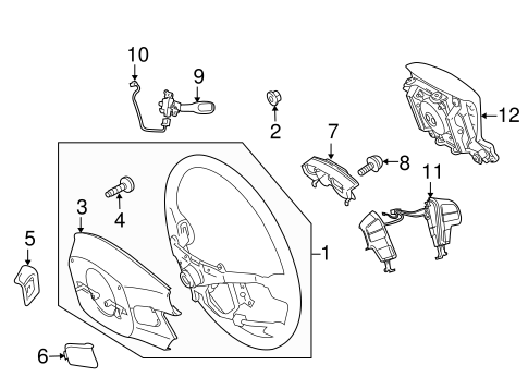 STEERING/STEERING WHEEL & TRIM for 2015 Toyota Land Cruiser #1