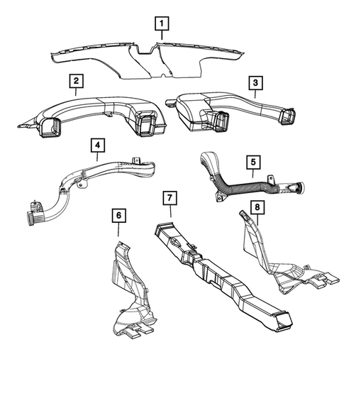 Air Ducts for 2021 Dodge Charger #1