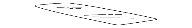 1S7Z61500A18AA Деталь SUNROOF GLASS