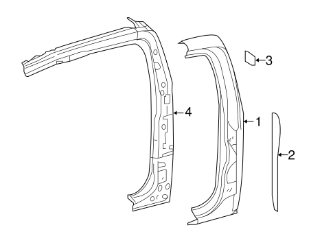 BODY/SIDE PANEL & COMPONENTS for 2016 Toyota Tacoma #1