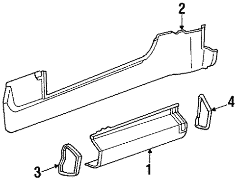 Rocker Panel for 1994 BMW 850CSi #0
