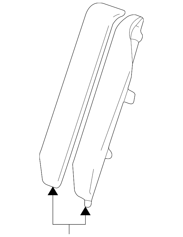 1W4Z5466892AAC Деталь SEAT BACK, RIGHT