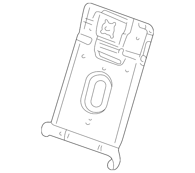 1W4Z54613A38BA Деталь SEAT BACK FRAME, RIGHT