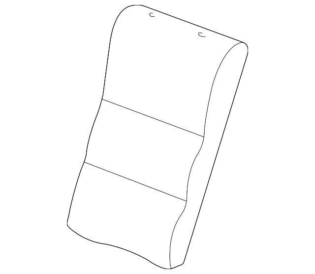 XW4Z5466800AA Деталь SEAT BACK PAD, RIGHT