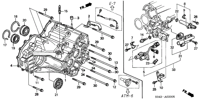 1997 Honda CIVIC SEDAN LX (A/C) STAY B, SOLENOID HARNESS - (28296P56000) 1997 Honda CIVIC SEDAN LX (A/C) STAY B, SOLENOID HARNESS - (28296P56000)