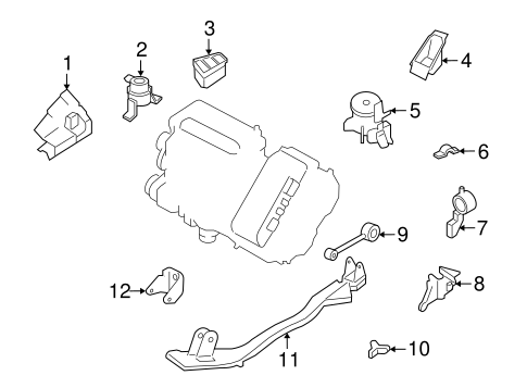 Mariner ENGINE & TRANS MOUNTING