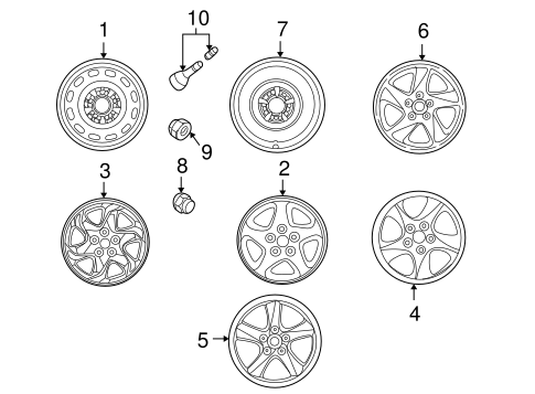 Wheels for 2000 Mazda MPV #0