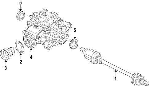 Universals & Rear Axle/Differential for 2017 Ford Focus #1