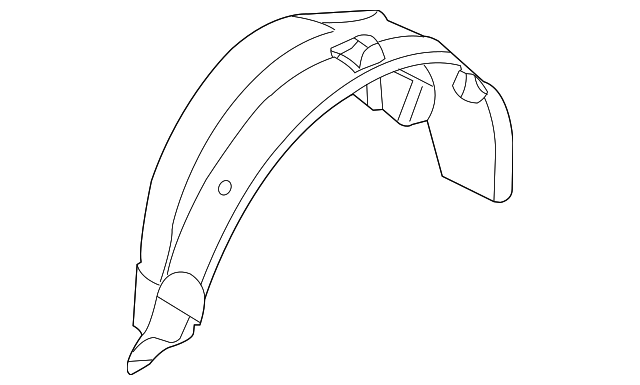 7A1Z-7828371-A Деталь WHEELHOUSE LINER, LEFT