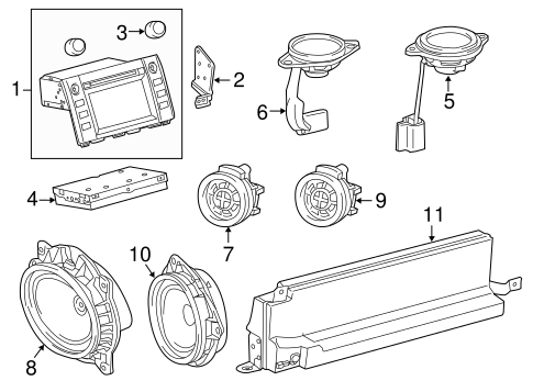 BODY/SOUND SYSTEM for 2016 Toyota Tundra #1