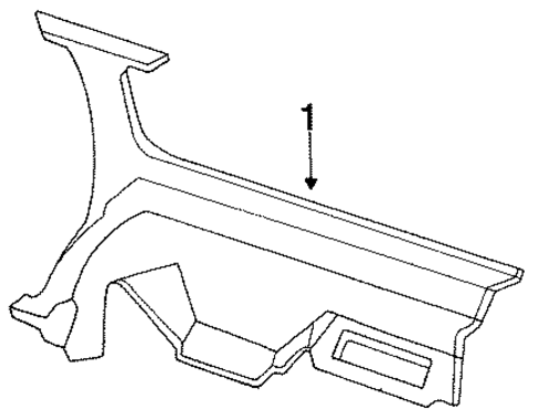Taurus INTERIOR TRIM - QUARTER PANELS