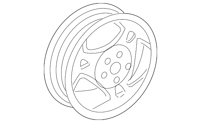 0268854 Деталь WHEEL, ALLOY
