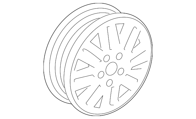 400109336 Деталь WHEEL, ALLOY