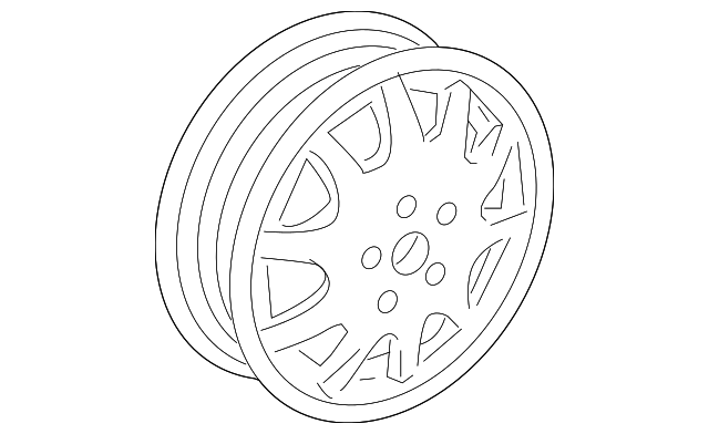 0274666 Деталь WHEEL, ALLOY