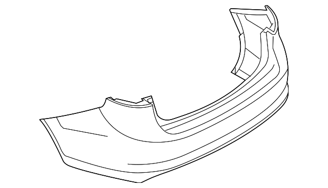 AE8Z-17K835-AAPTM Деталь BUMPER COVER