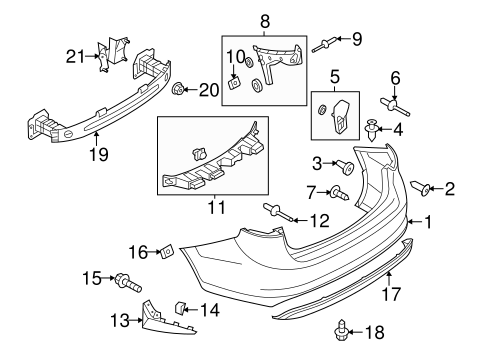 Fiesta BUMPER & COMPONENTS - REAR 2