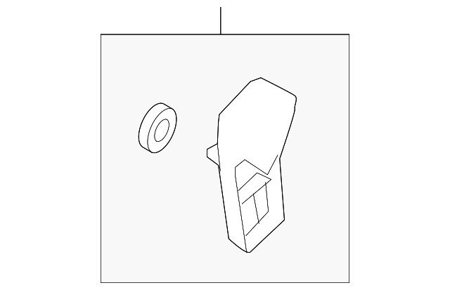 AE8Z-17D943-DA Деталь SUPPORT BRACKET, LEFT