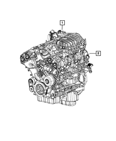 Engine Identification, Service Engines & Engine Service Kits for 2019 Dodge Challenger #2