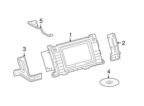 ELECTRICAL/NAVIGATION SYSTEM COMPONENTS for 2014 Toyota Sienna #1