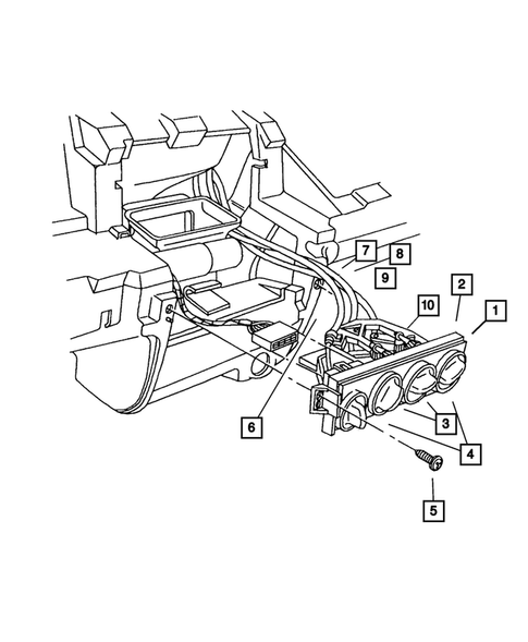 Air Conditioner and Heater Controls for 2005 Dodge Neon #0