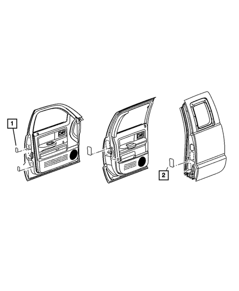 Doors for 2009 Dodge Dakota #0