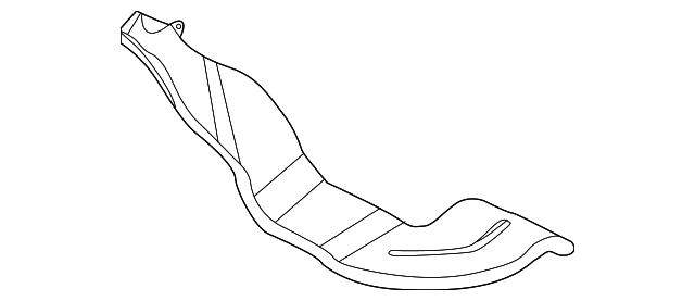 C2D19718 Деталь REAR DUCT, LEFT