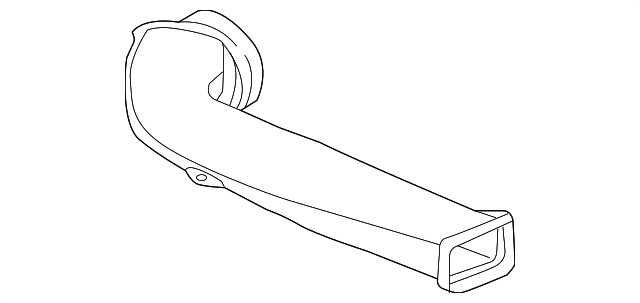 C2D1962 Деталь CENTER DUCT, RIGHT