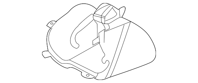 C2D5057 Деталь REAR DUCT, RIGHT