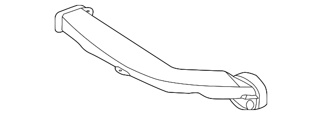 C2D1964 Деталь CENTER DUCT, LEFT