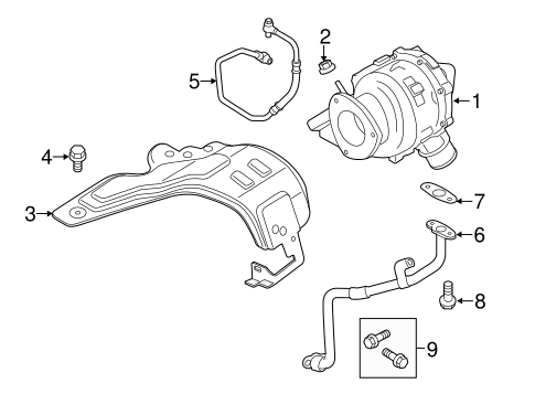 Engine/Turbocharger & Components for 2015 Ford Transit-150 #1