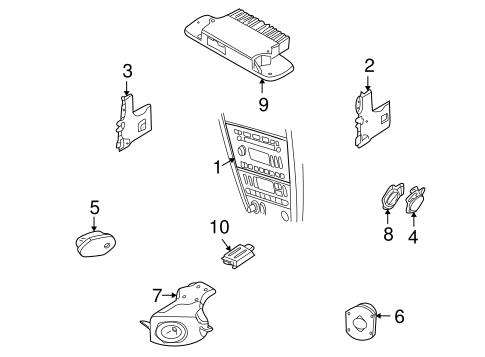 Body/Sound System for 2002 Ford Thunderbird #1