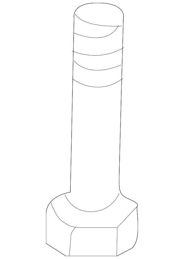 JBU11222F Деталь ENERGY ABSORBER BOLT, RIGHT