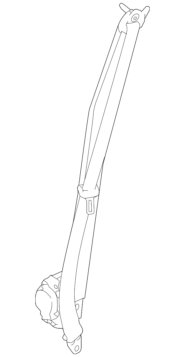 LR072151 Деталь BELT & RETRACTOR, RIGHT